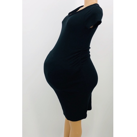 2/$22 Maternity Tee Shirt Dress - Picture 3 of 8